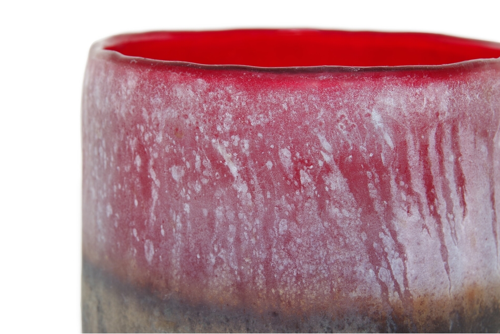Lumo Glass Nerja Pot (Garnet)