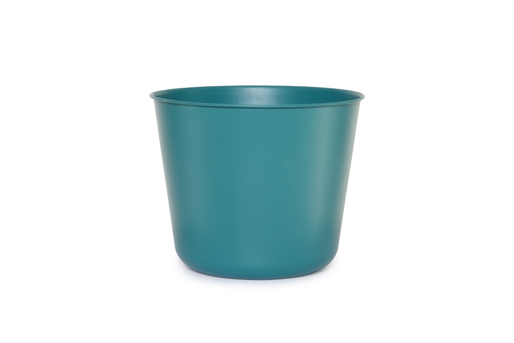 FC Circe Metal Plant Pots Teal N Ct