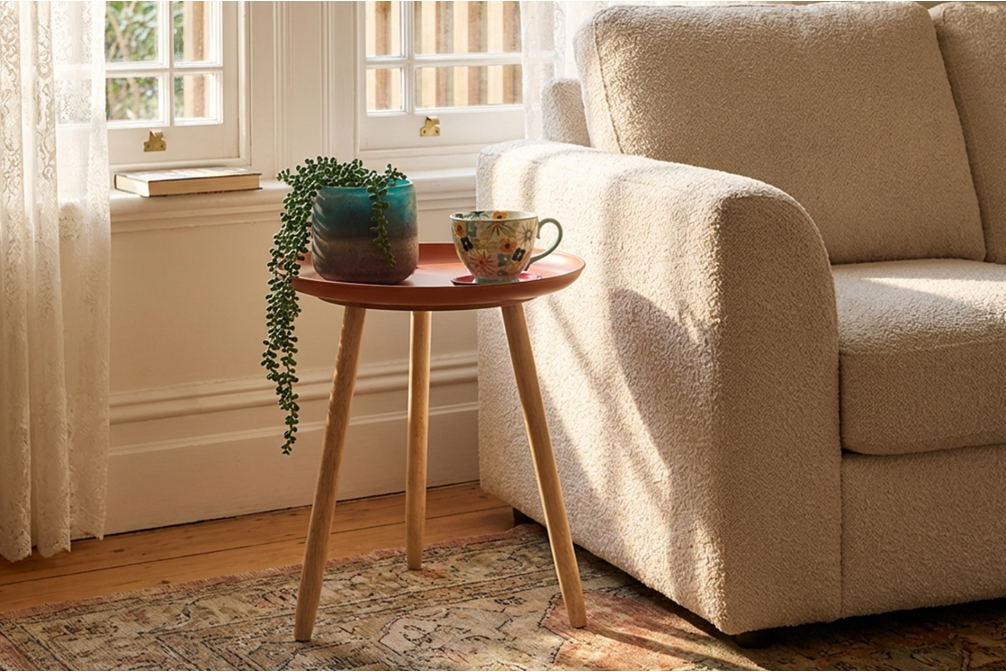 FC Disuku Metal Tables Terracotta LS