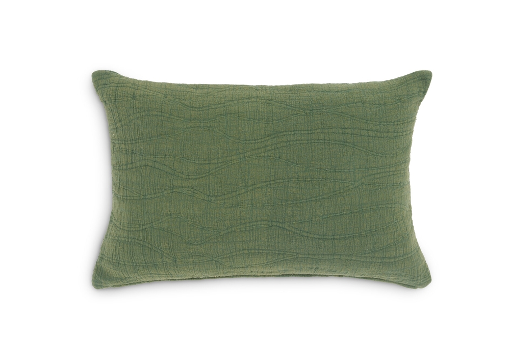 FC Ripple Weave Cushion Cedar Green Dzo O