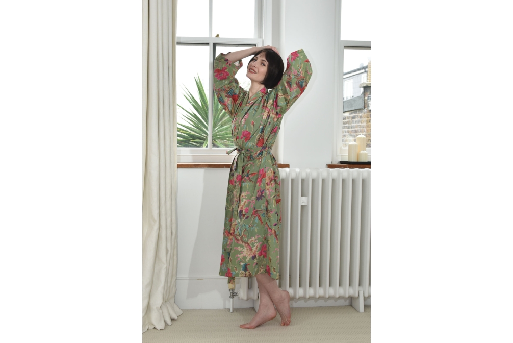 Paradise Robe Aspen Green