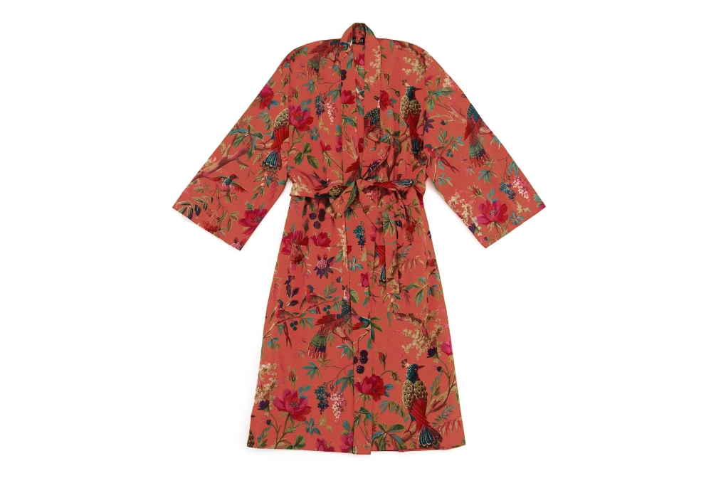 To RecParadise Cotton Robe (Ochre)olour In Ocher