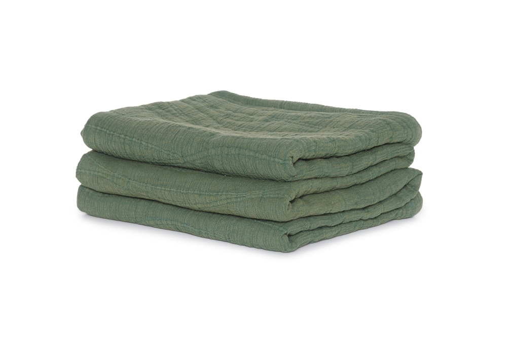 FC Ripple Weave Throw Cedar Green