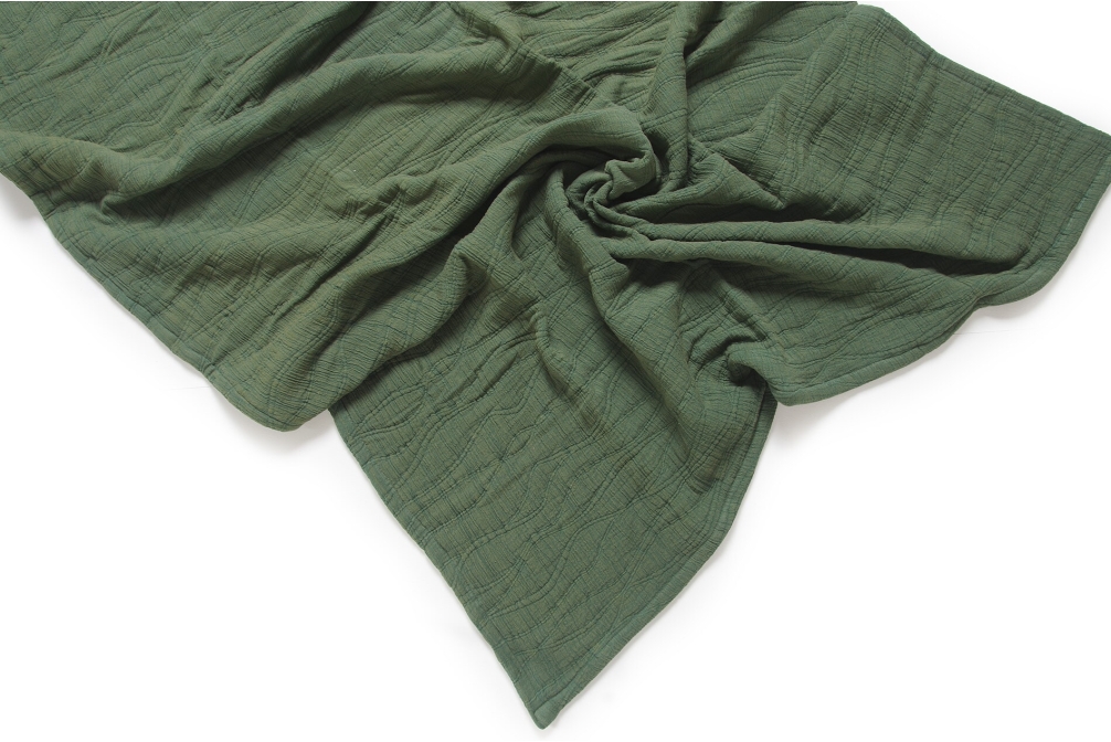 FC Ripple Weave Throw Cedar Green