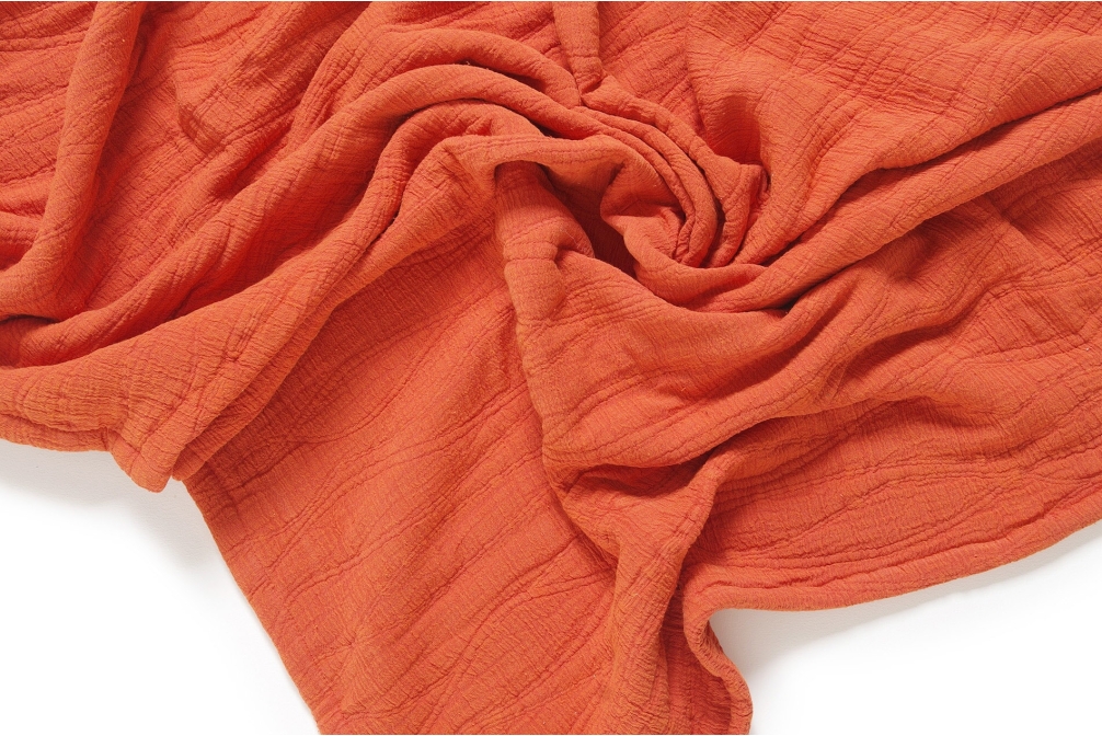 FC Ripple Weave Throw Ochre