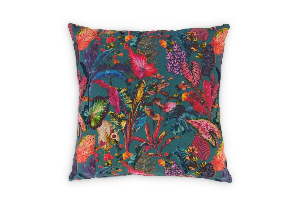 FC Tropical Cushion Cover X Dark Teal