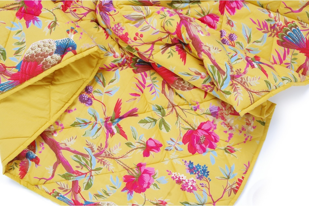 FC Paradise Quilted Bedspread Mimosa Yellow