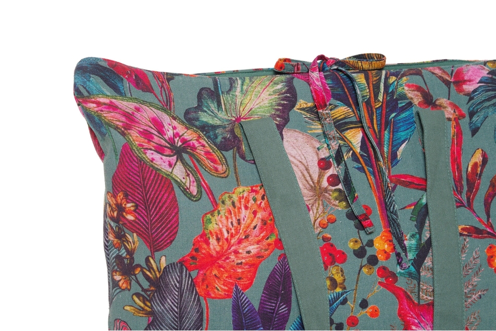 FC Tropical XL Tote Bag Dark Teal