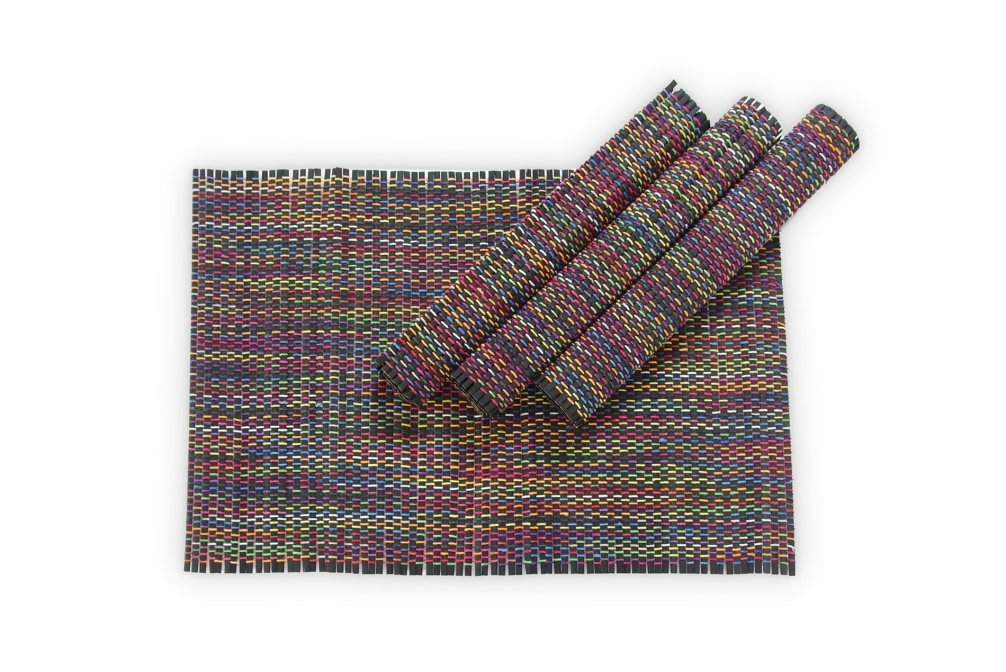 Maruchi Bamboo Placemats set of 4 (Dark Mix)