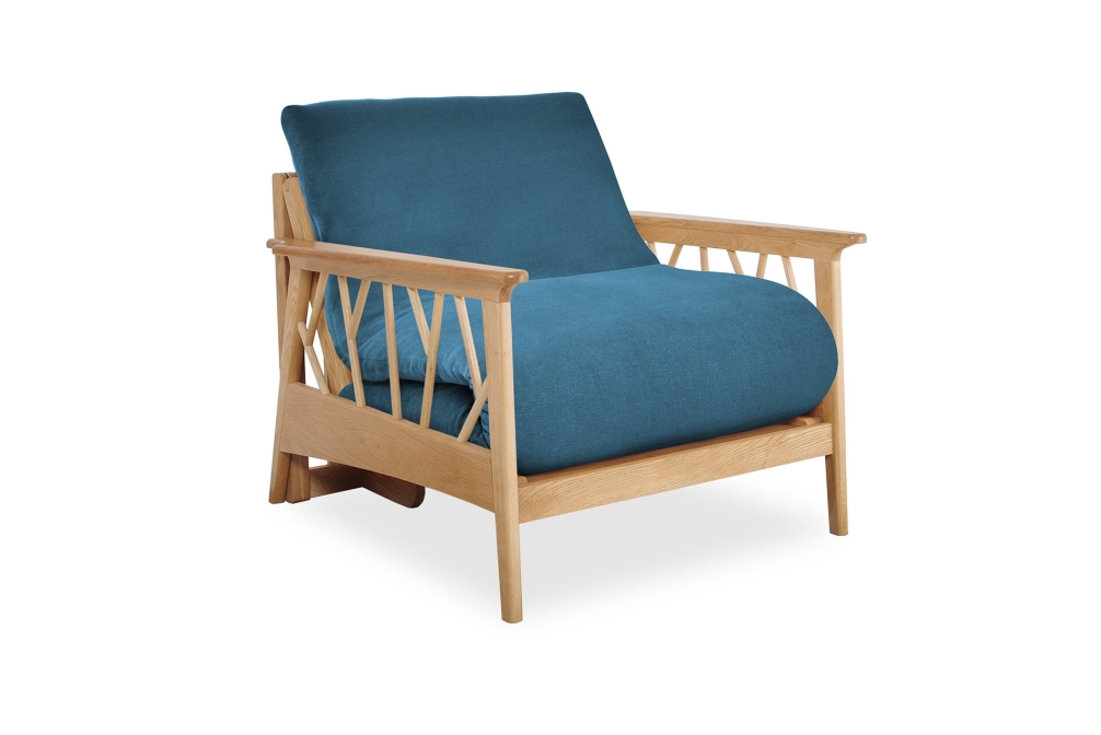 Mori Birch Single Handloom Oslo Blue