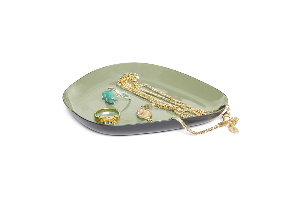FC Enamel Mizu Tray Olive Green