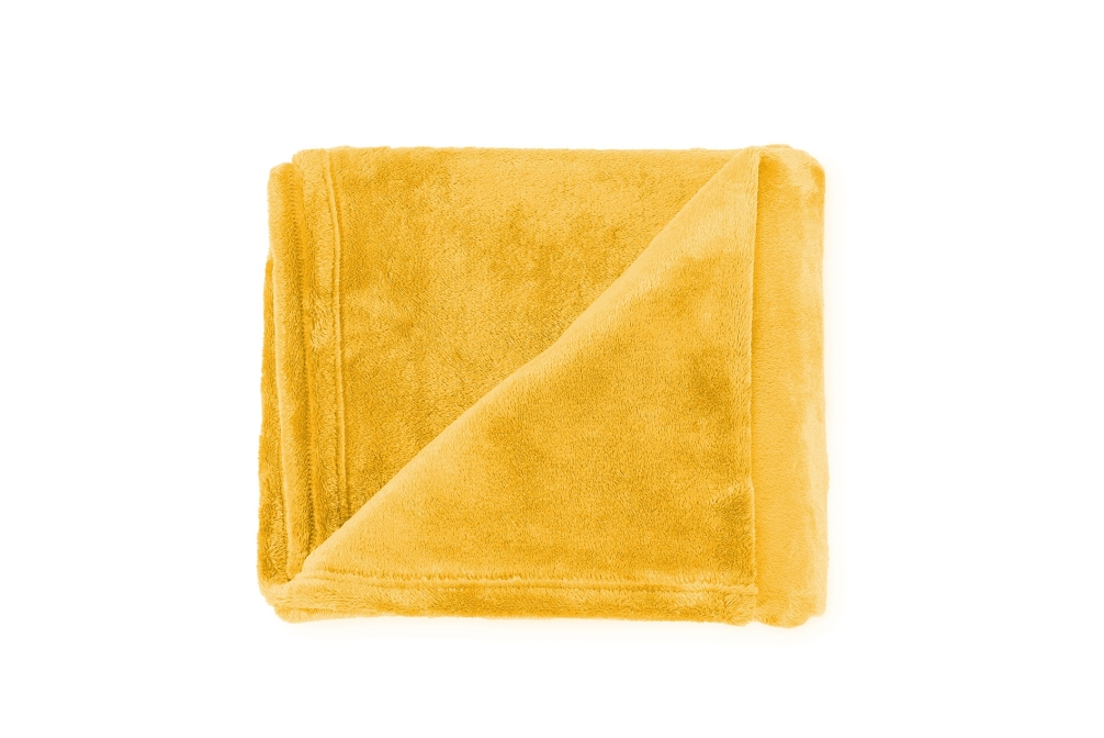 Deep Fleece Bedspread Mimosa Yellow