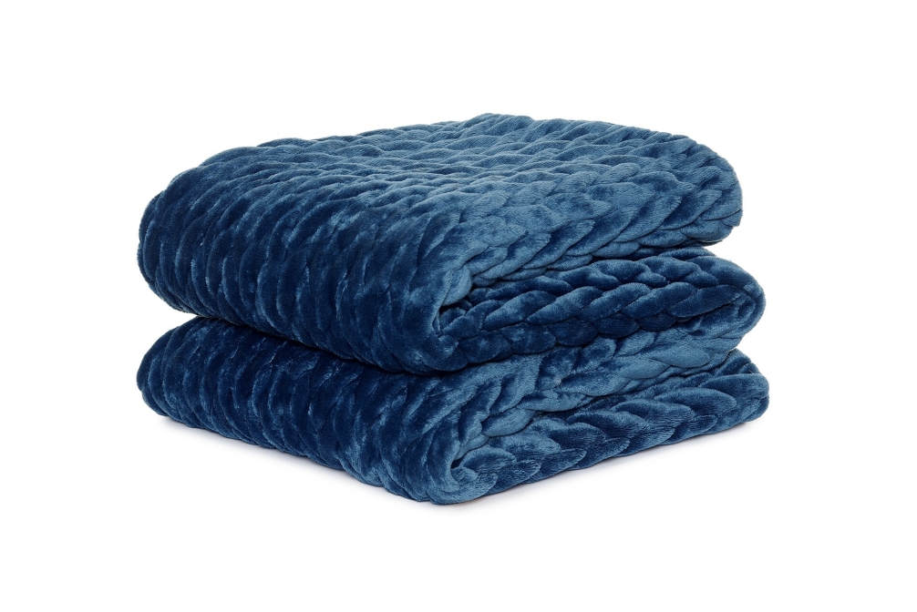 FC Chunky Braid Throw Legion Blue