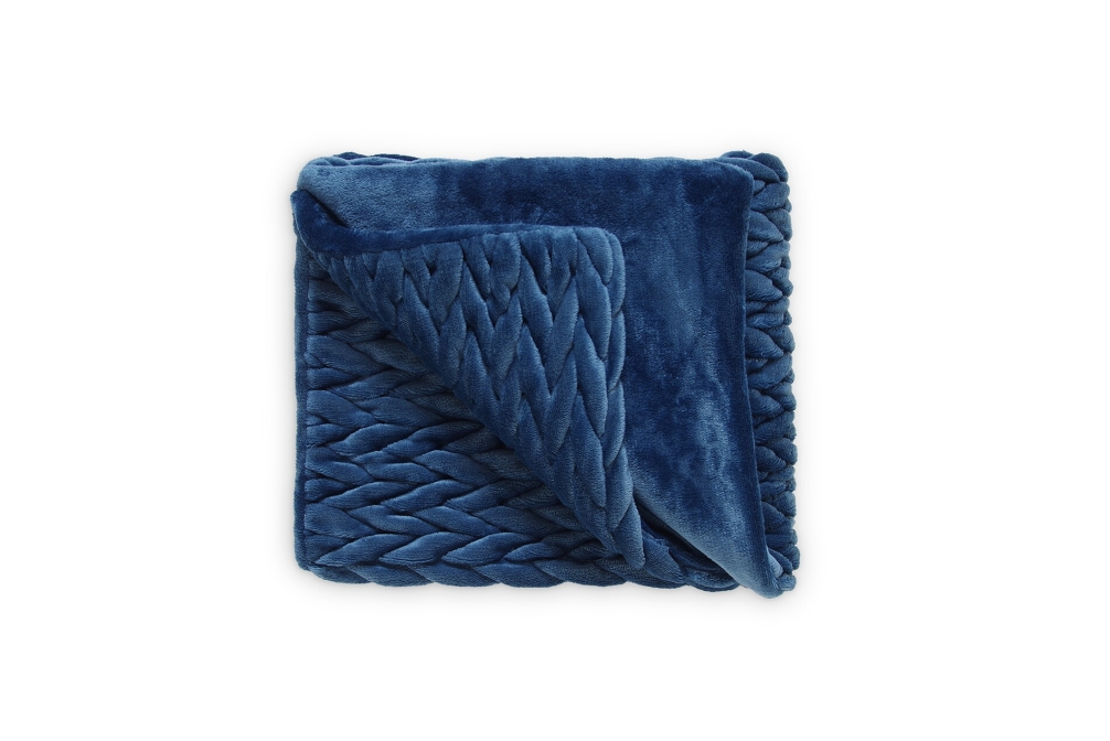 FC Chunky Braid Throw Legion Blue