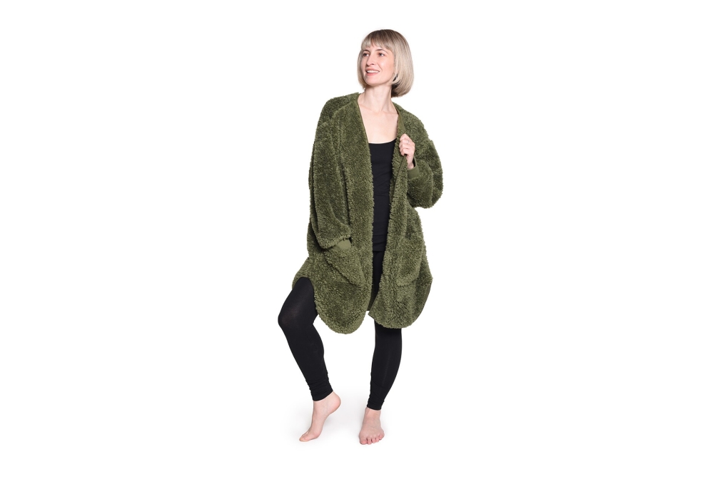 FC Sheepskin House Coat Olive