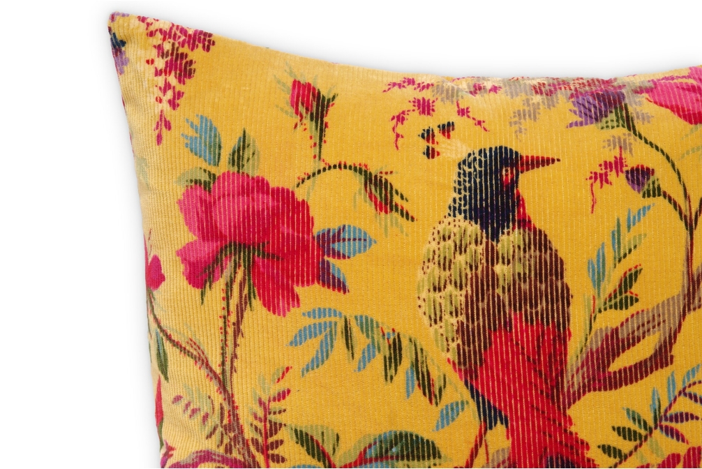 FC Corded Paradise Cushion Mimosa Yellow