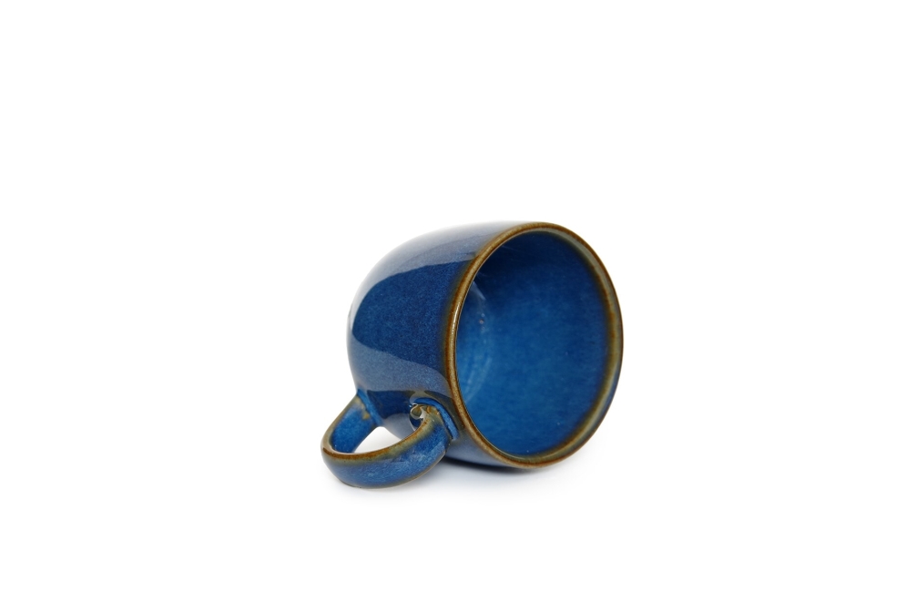FC Reactive Glaze Espresso Cup Dark Blue