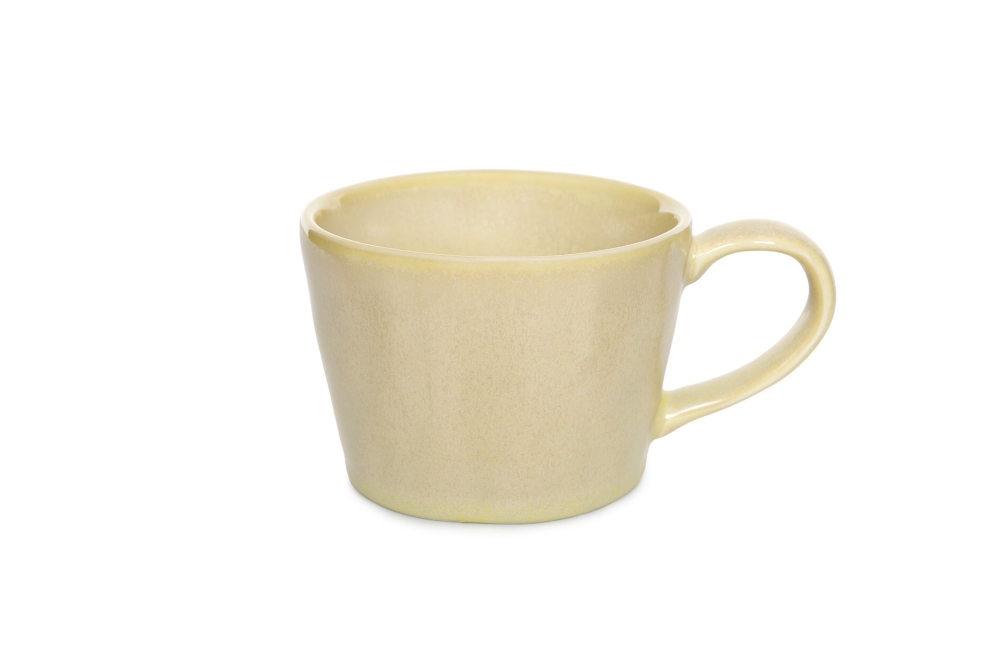 FC Reactive Glaze Tea Cup Yellow