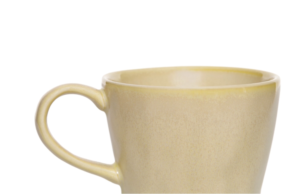 FC Reactive Glaze Tea Cup Yellow