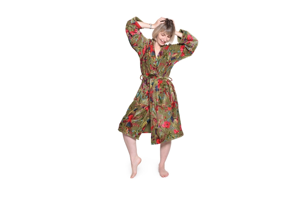 FC Velvet Robes Deep Olive