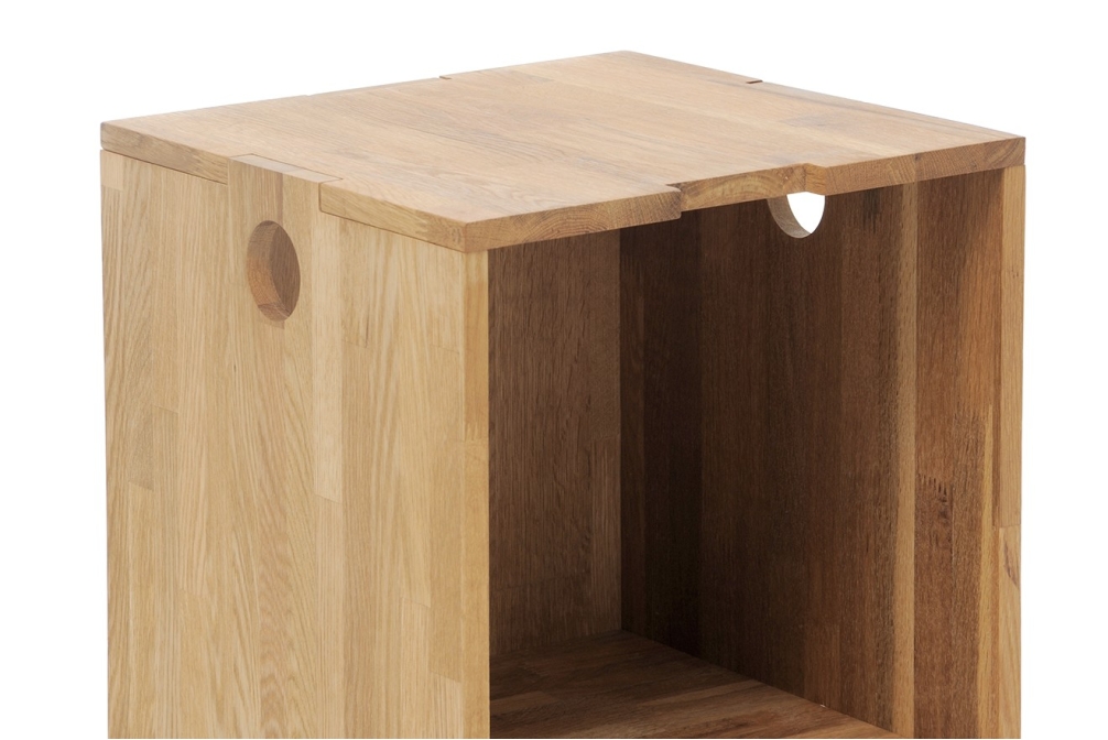 Oak Cm Stacking Cube