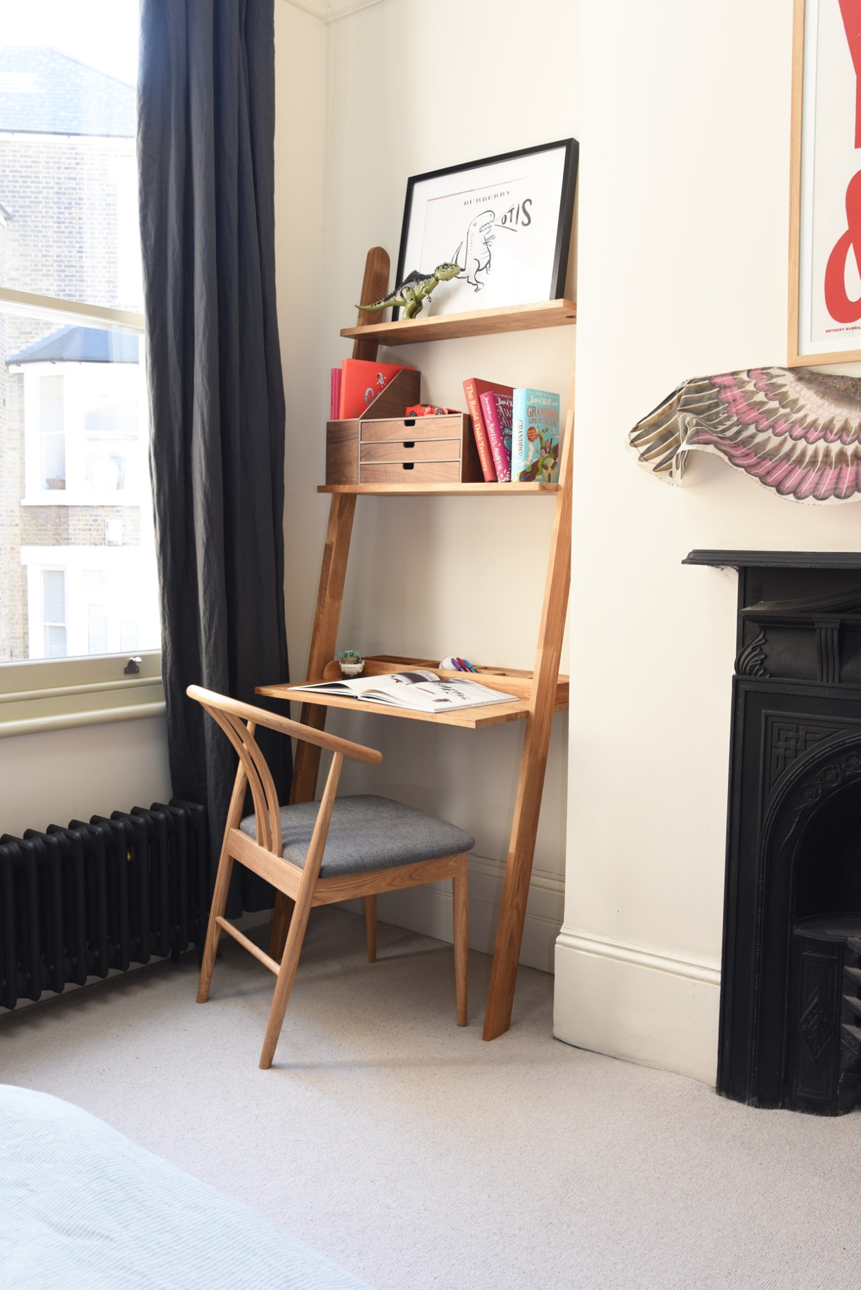 FC Oak Lean To Desk HOTH LS