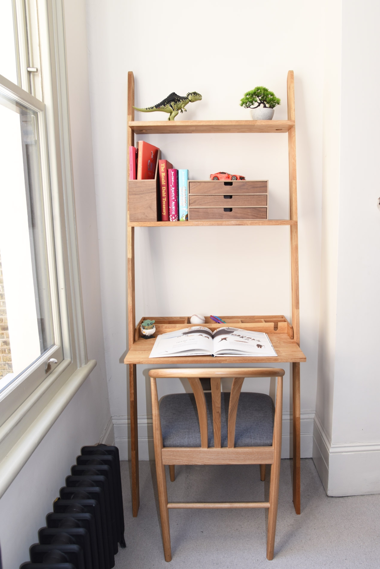 FC Oak Lean To Desk HOTH LS