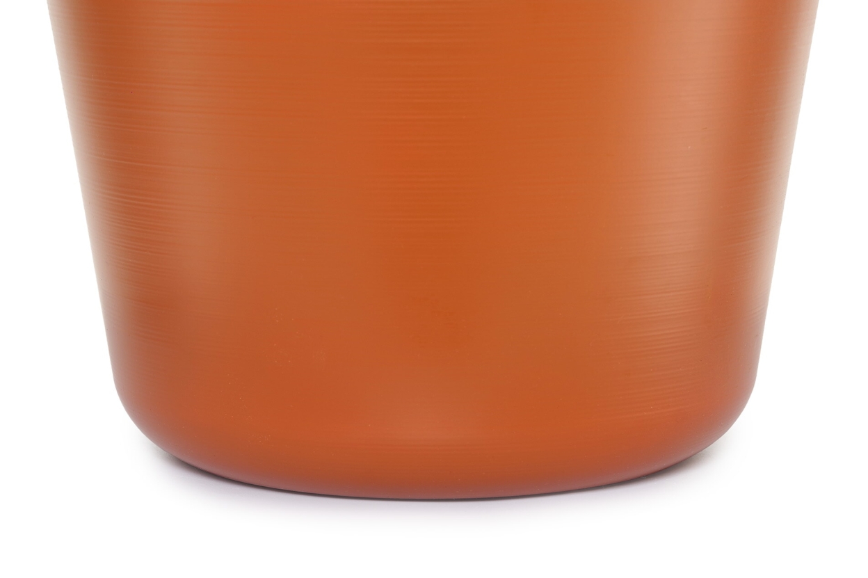 FC Circe Metal Plant Pots Terracotta
