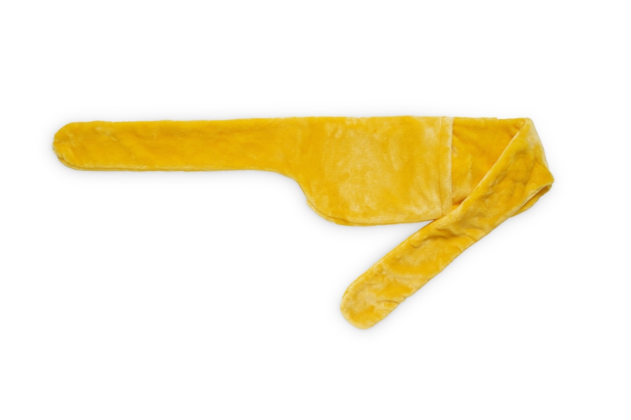 FC Hagu Deep Fleece Hot Water Bottle Mimosa Yellow