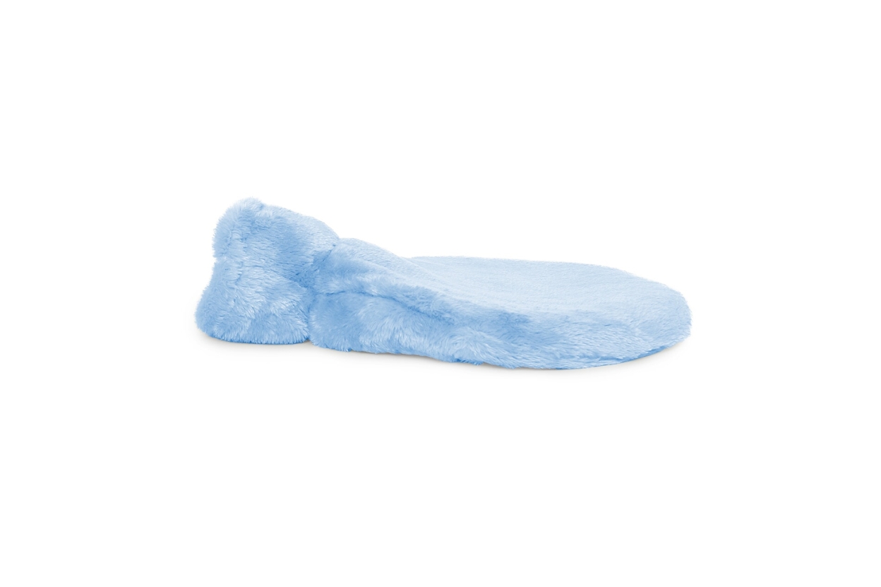 FC Round Hot Water Bottle Soft Blue