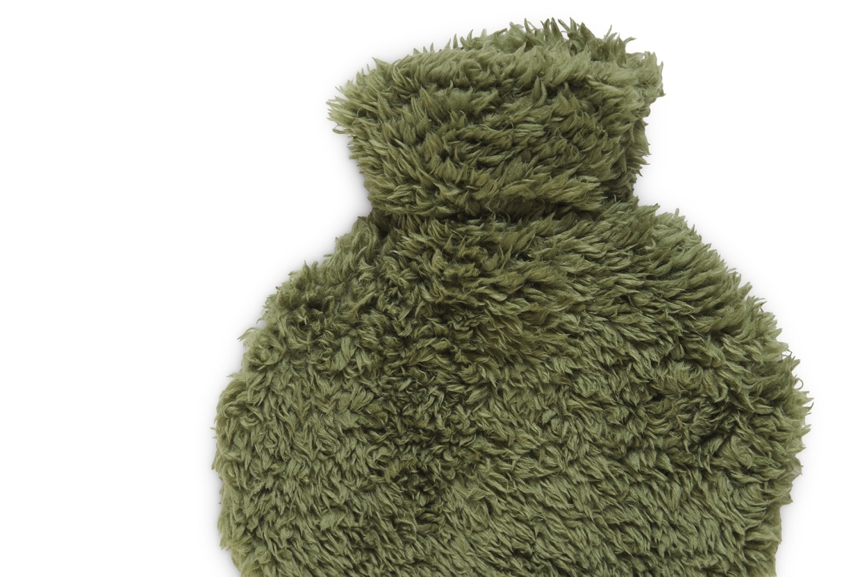 FC Sheepskin Round Hot Water Bottle