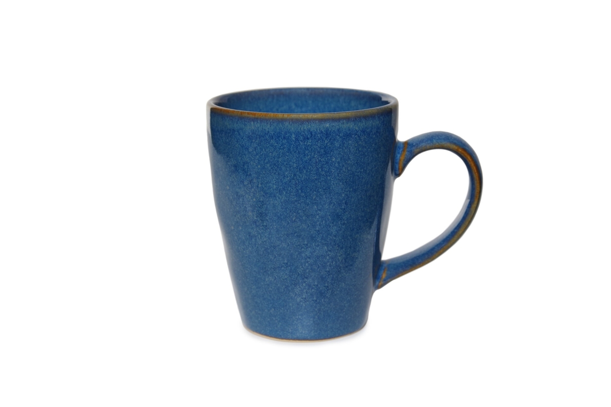 FC Reactive Glaze Cappuccino Mug Blue