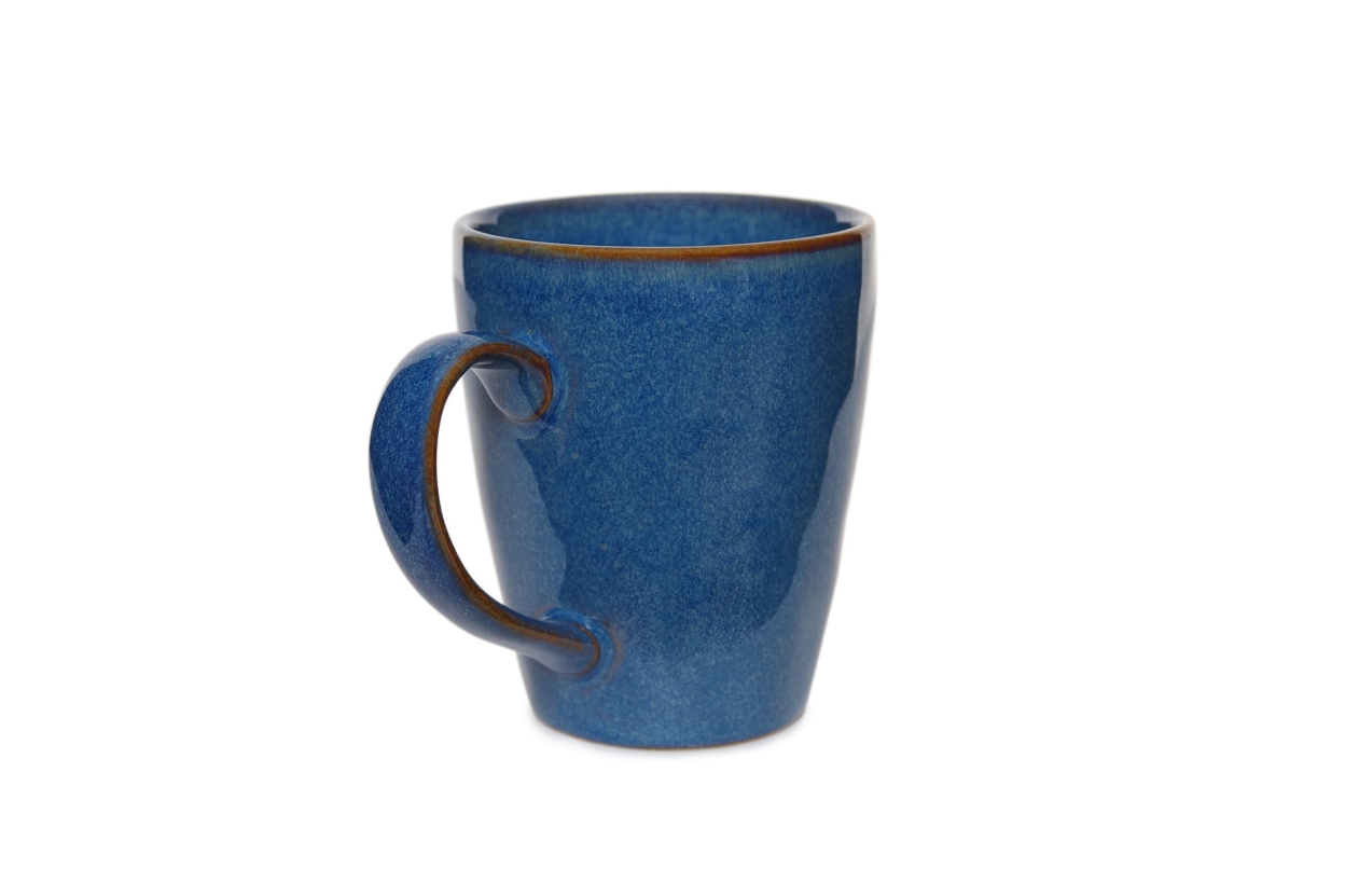 FC Reactive Glaze Cappuccino Mug Blue