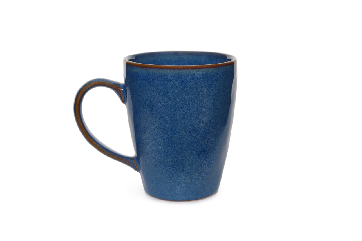 FC Reactive Glaze Cappuccino Mug Blue Wf P