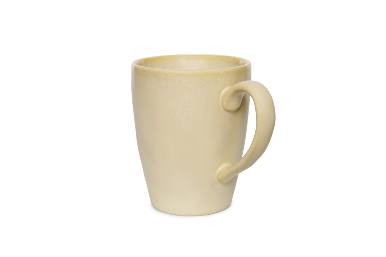 FC Reactive Glaze Cappuccino Mug Yellow
