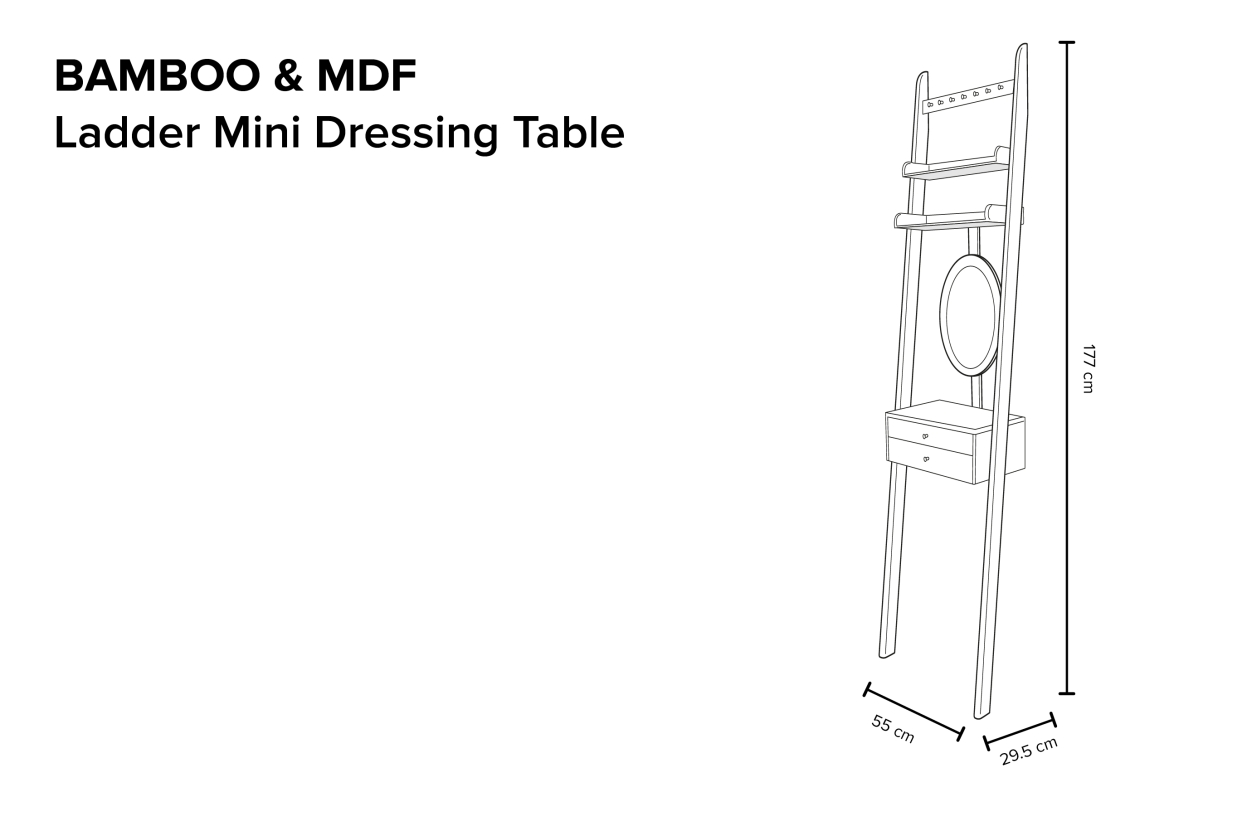 Ladder Mini Dressing Table