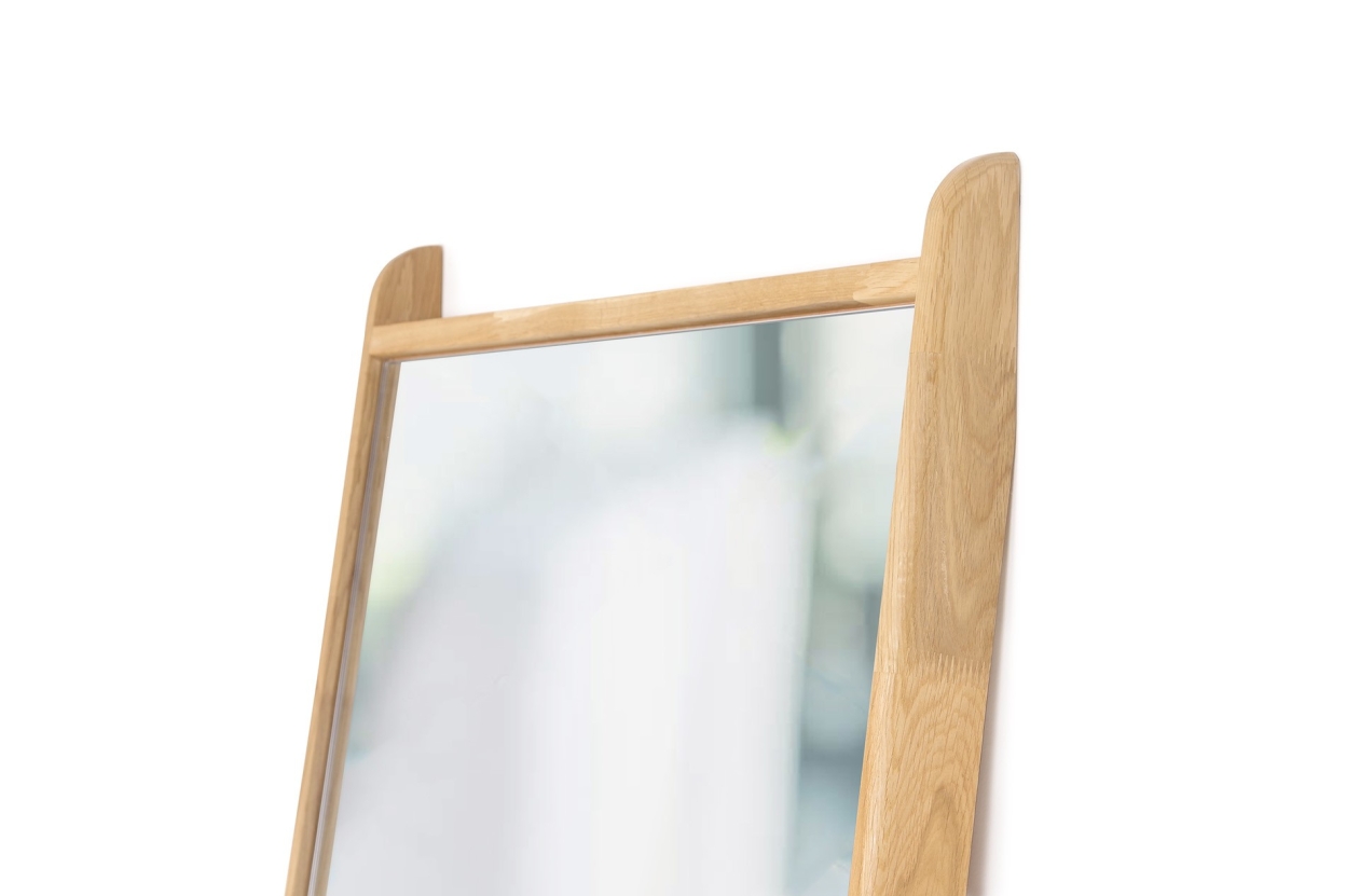 FC Rounded Leaning Mirror Drawers