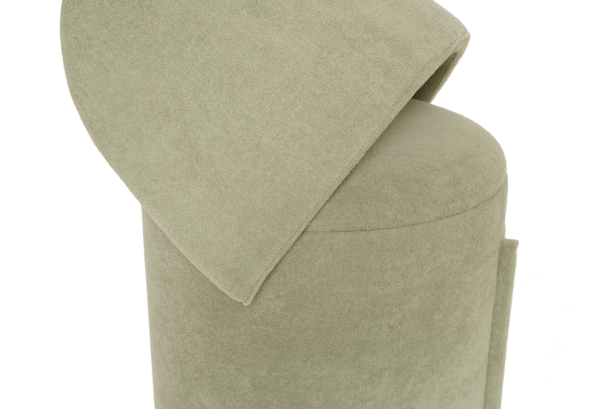 FC Rialto Micro Boucle Stool Olive Green