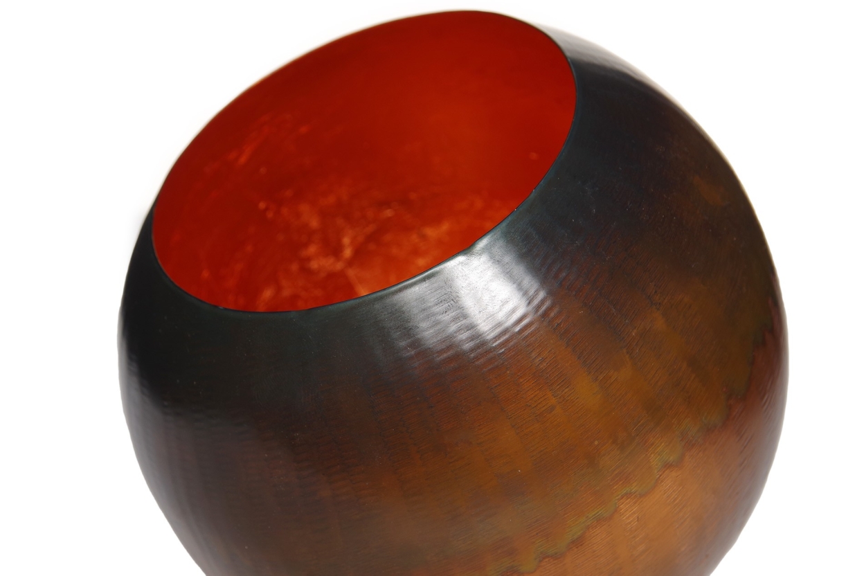 FC Uni Tea Light Holder Large Burnt Copper
