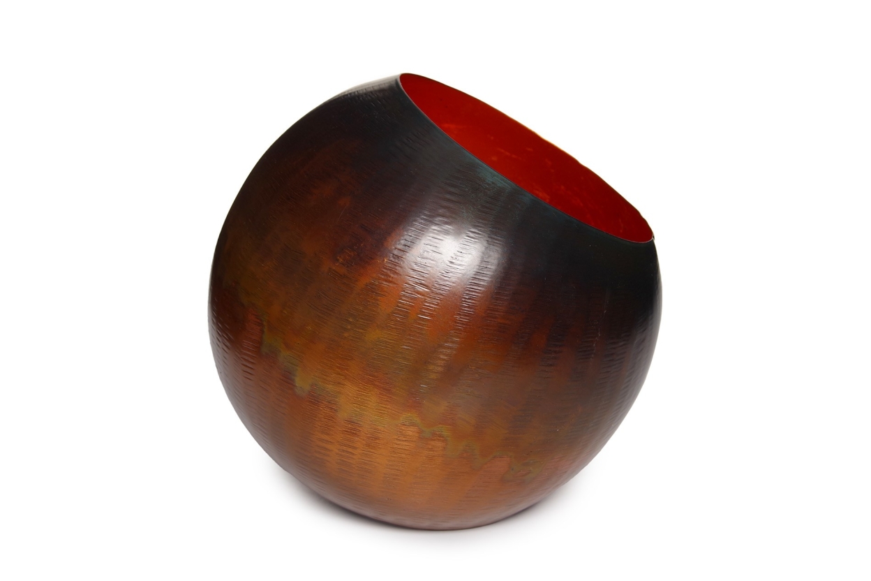 FC Uni Tea Light Holder Large Burnt Copper