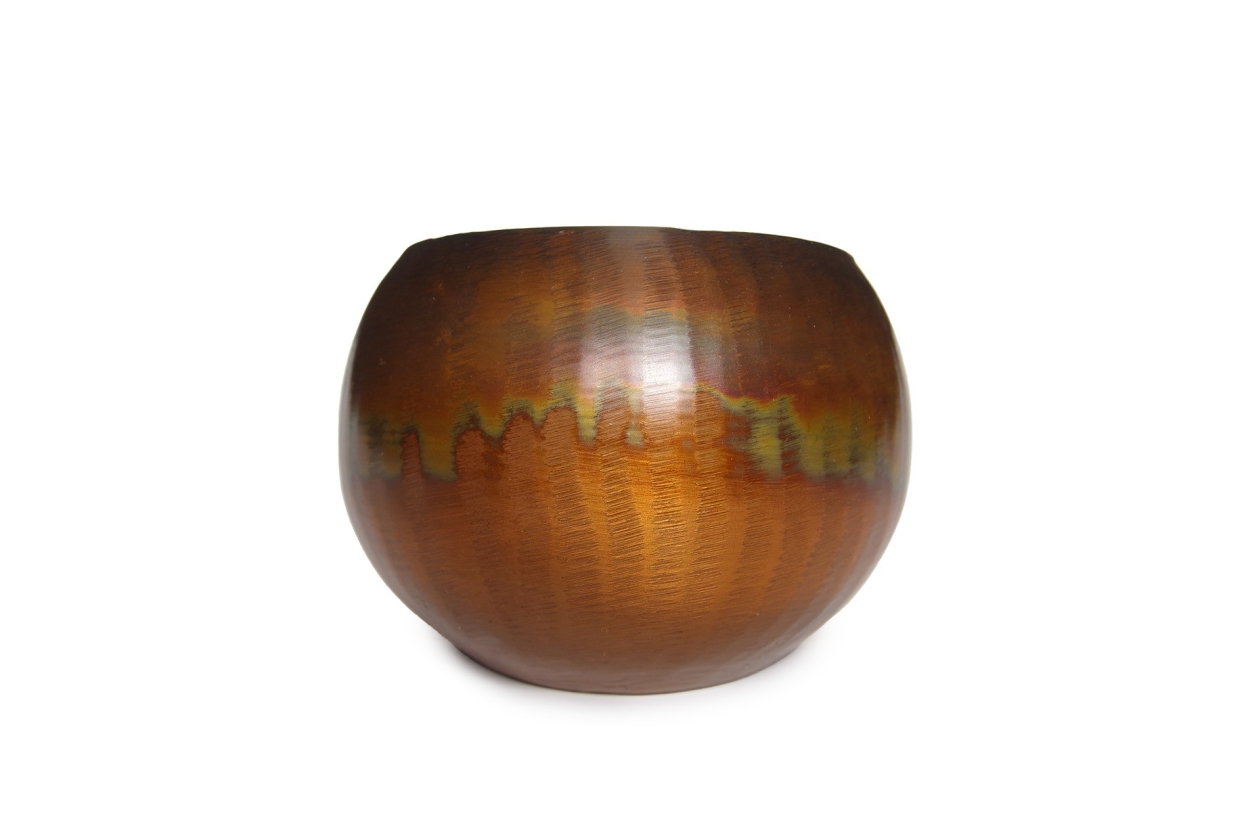 FC Uni Tea Light Holder Small Burnt Copper