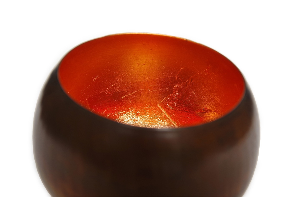 FC Uni Tea Light Holder Small Burnt Copper