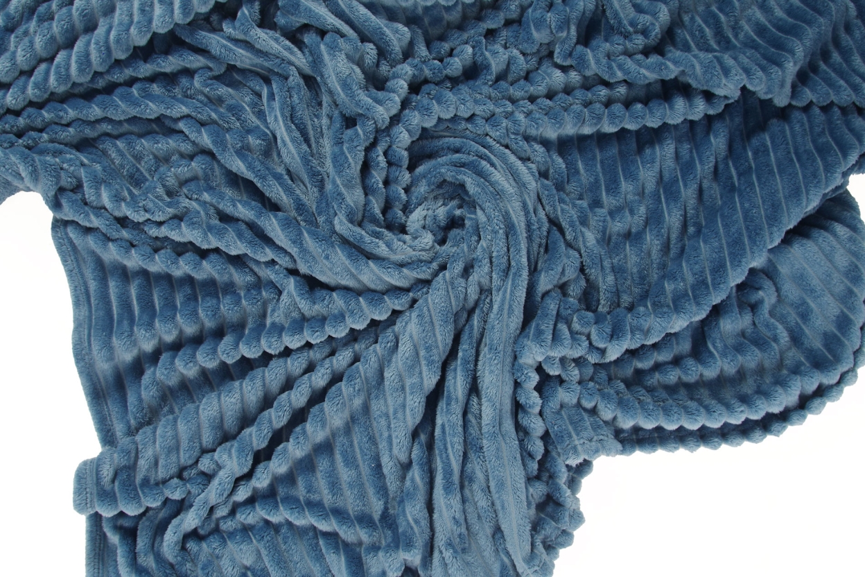 Chunky Cord Bedspread (Nordic Blue)