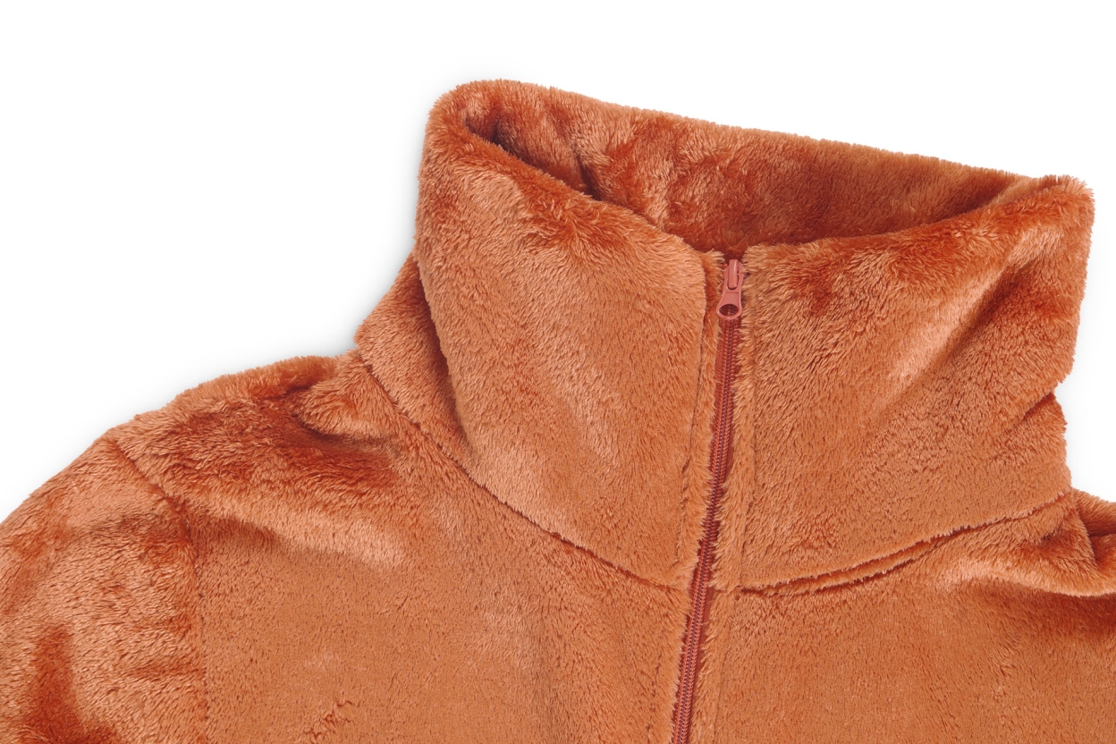 FC Deep Fleece Cosy Jacket Terracotta