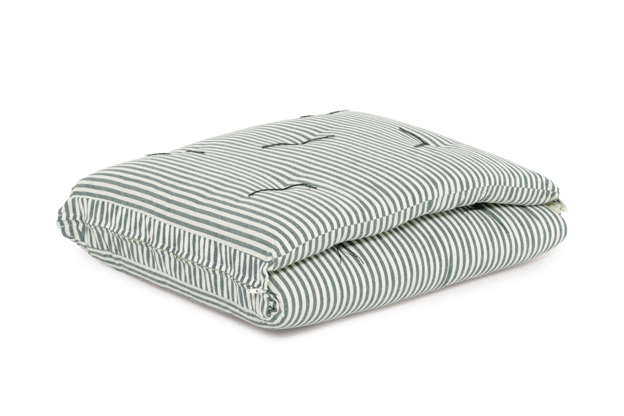 FC Zip Up Bed French Stripe Green Nsr H
