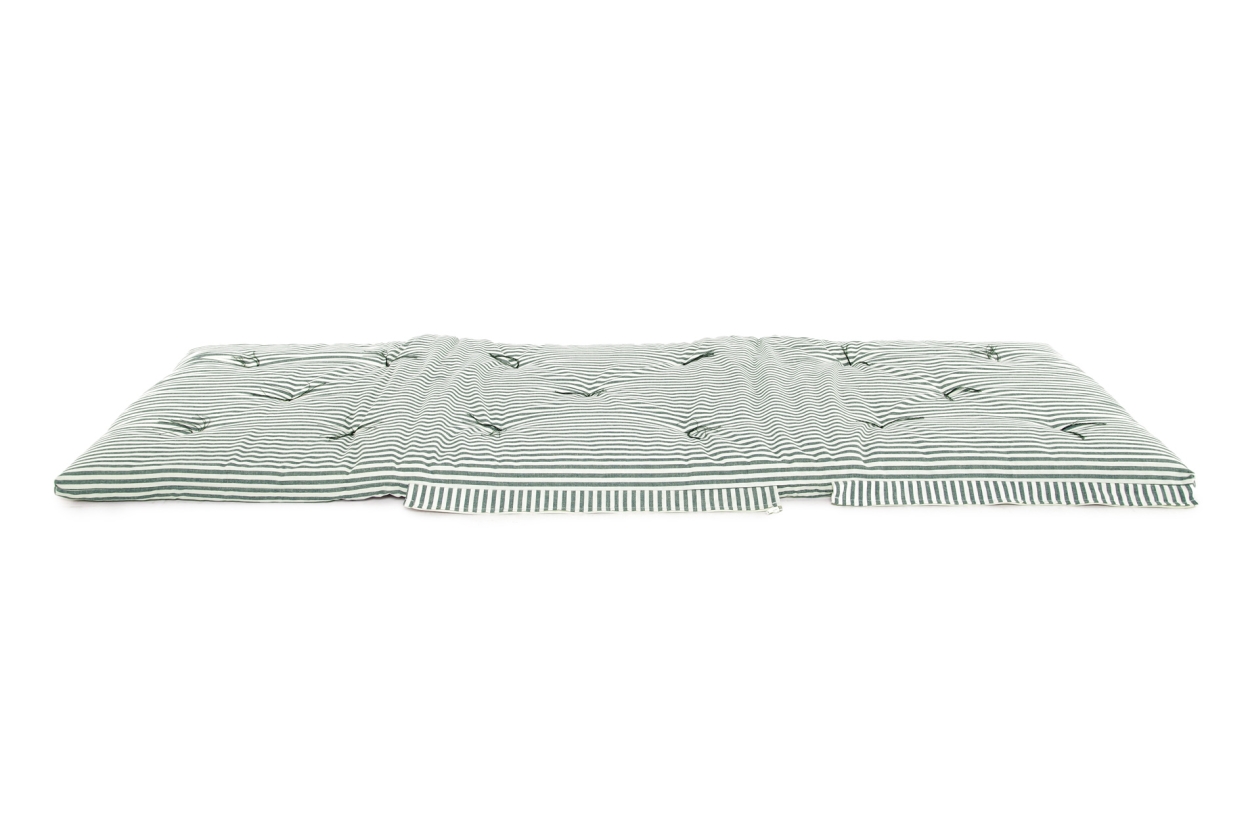 FC Zip Up Bed French Stripe Green