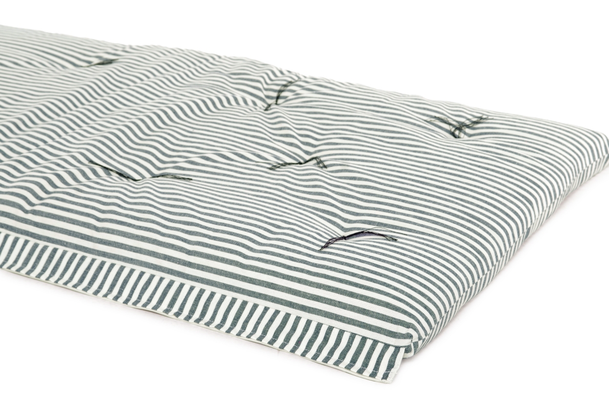 FC Zip Up Bed French Stripe Green