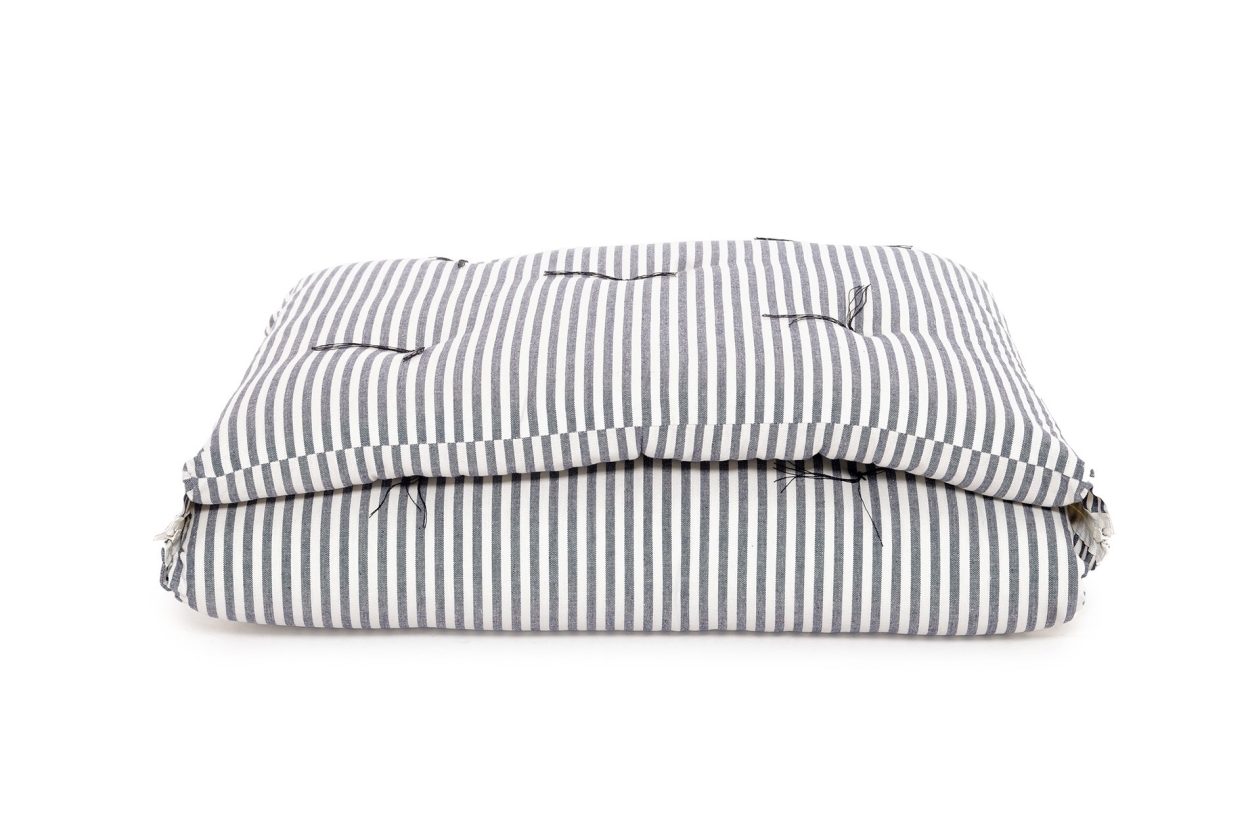 FC Zip Up Bed French Stripe Blue