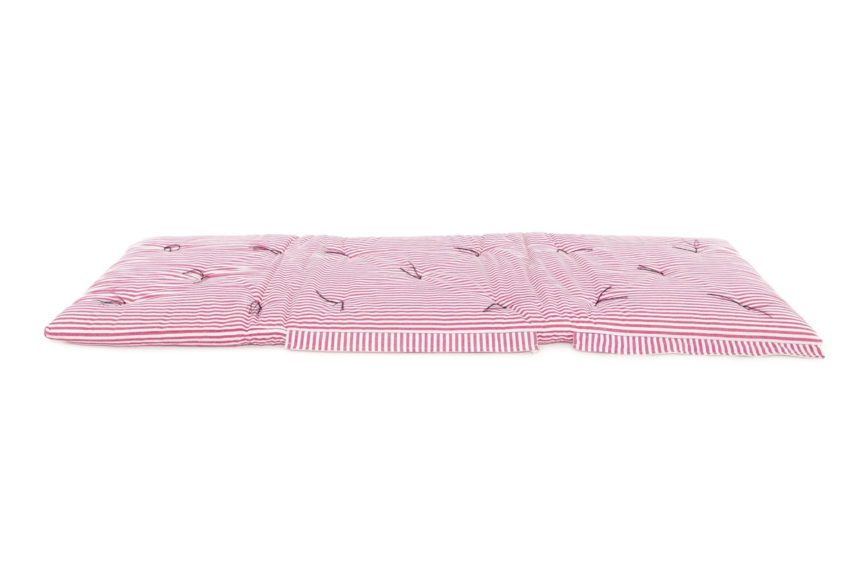 FC Zip Up Bed French Stripe Pink