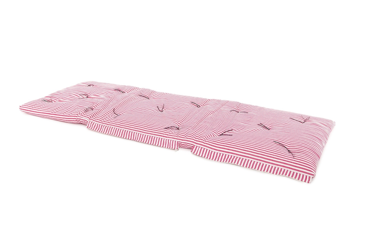 FC Zip Up Bed French Stripe Pink